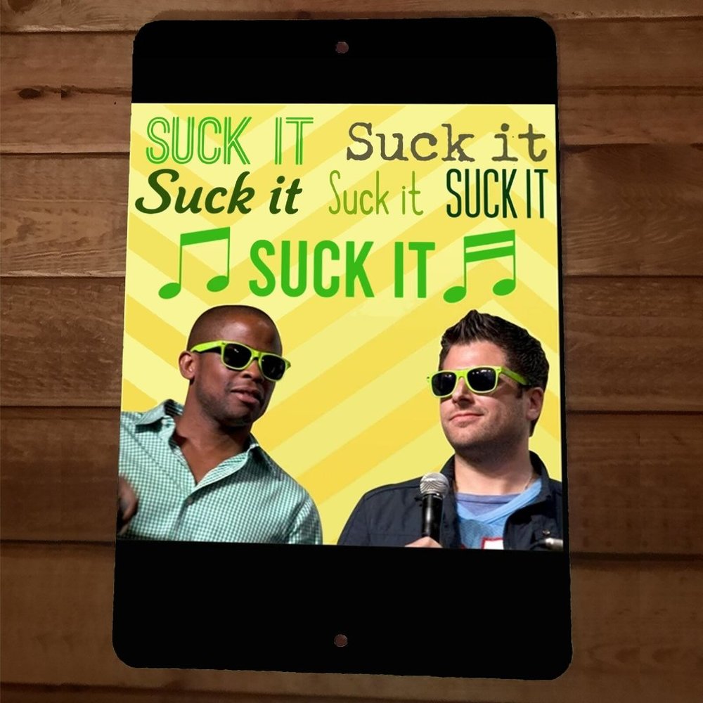 Suck It‎ Psych 8x12 Metal Wall Sign